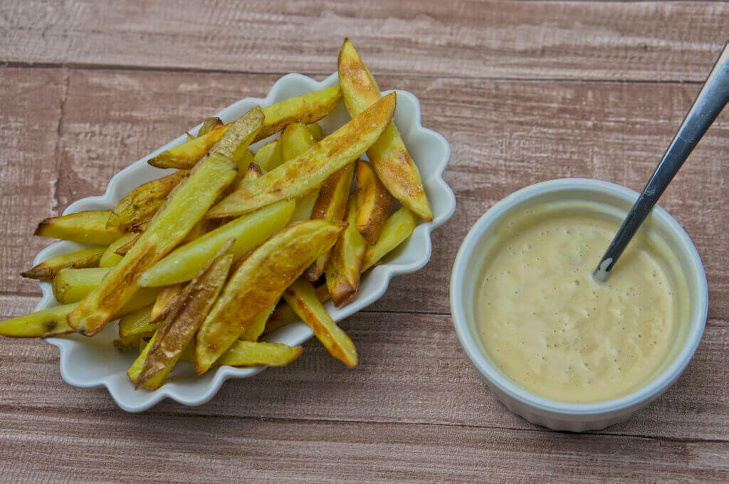 Pommes frites selbstgemacht mit Pale Ale Mayonnaise