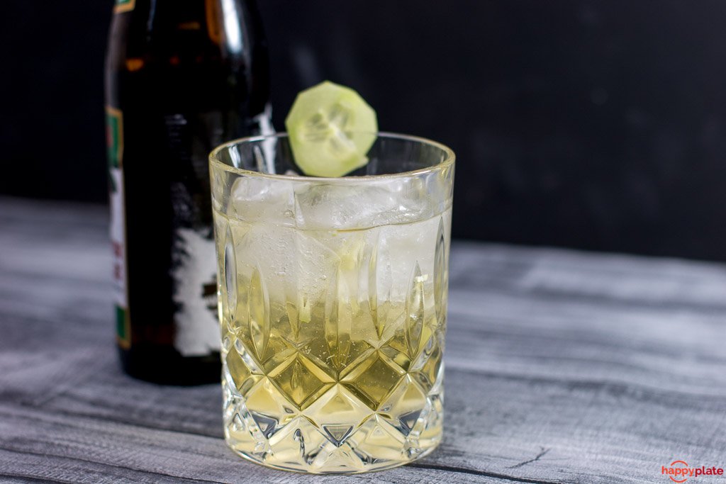 Biercocktail mit Gin und Pils