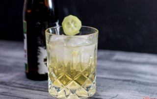 Biercocktail mit Gin und Pils