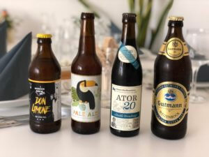 Auswahl der Biere des Supper Clubs in München